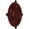 Ekena Millwork Haylynn Ceiling Medallion (Fits Canopies up to 1 1/4"), 29 1/8"OD x 1 1/4"ID x 4"P, Antique Copper CM29HYACS - alternate 3